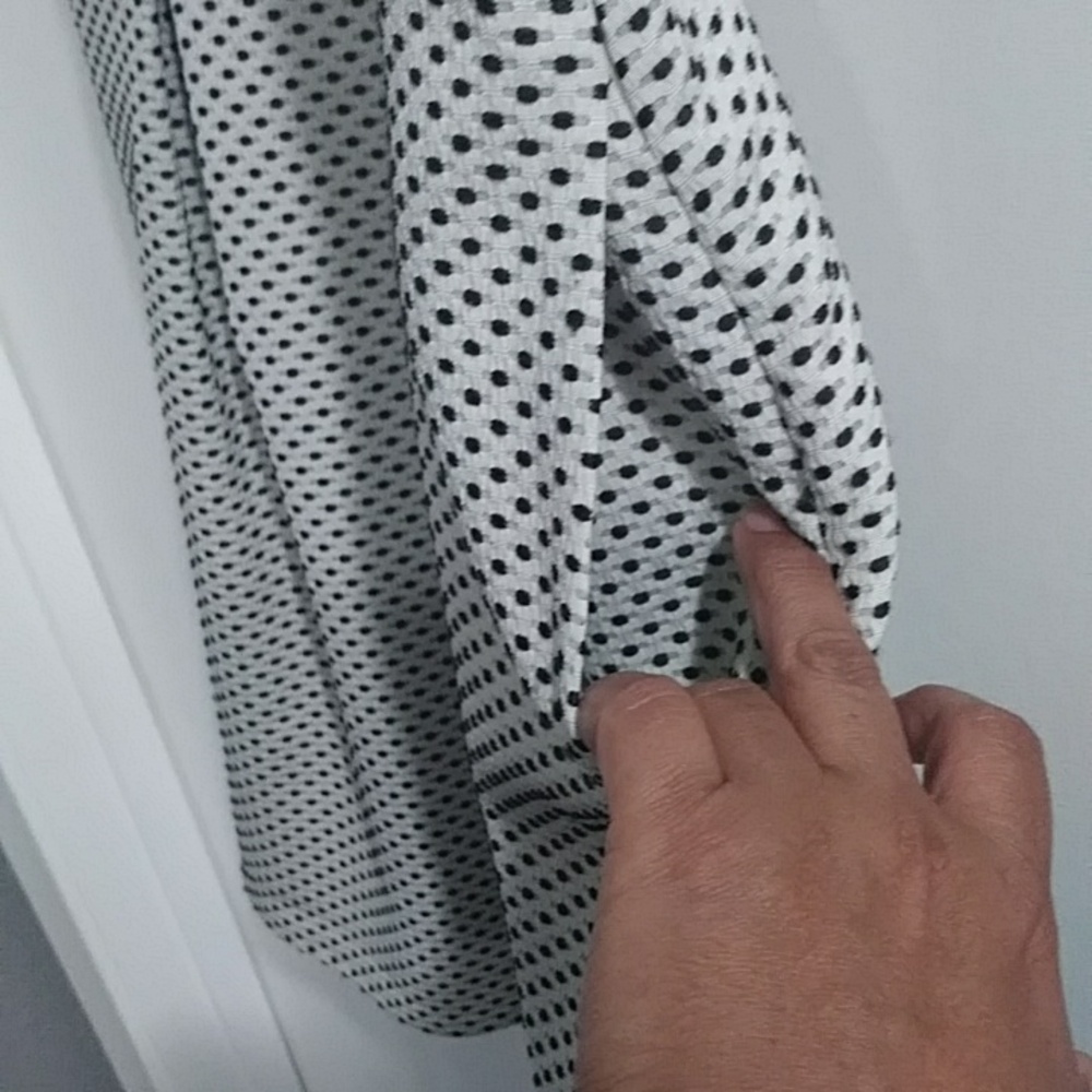 Express Polka Dot Pattern Front & Side Zipper Sid… - image 4
